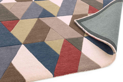 Laagpolig vloerkleed Easy Living Funk Chevron Multi