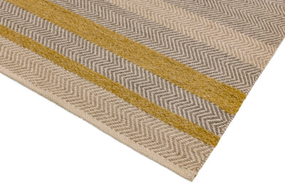 Laagpolig vloerkleed Easy Living Fields Mustard