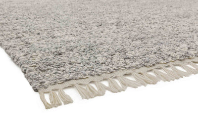 Laagpolig vloerkleed Easy Living Clover Silver Cream in and outdoor