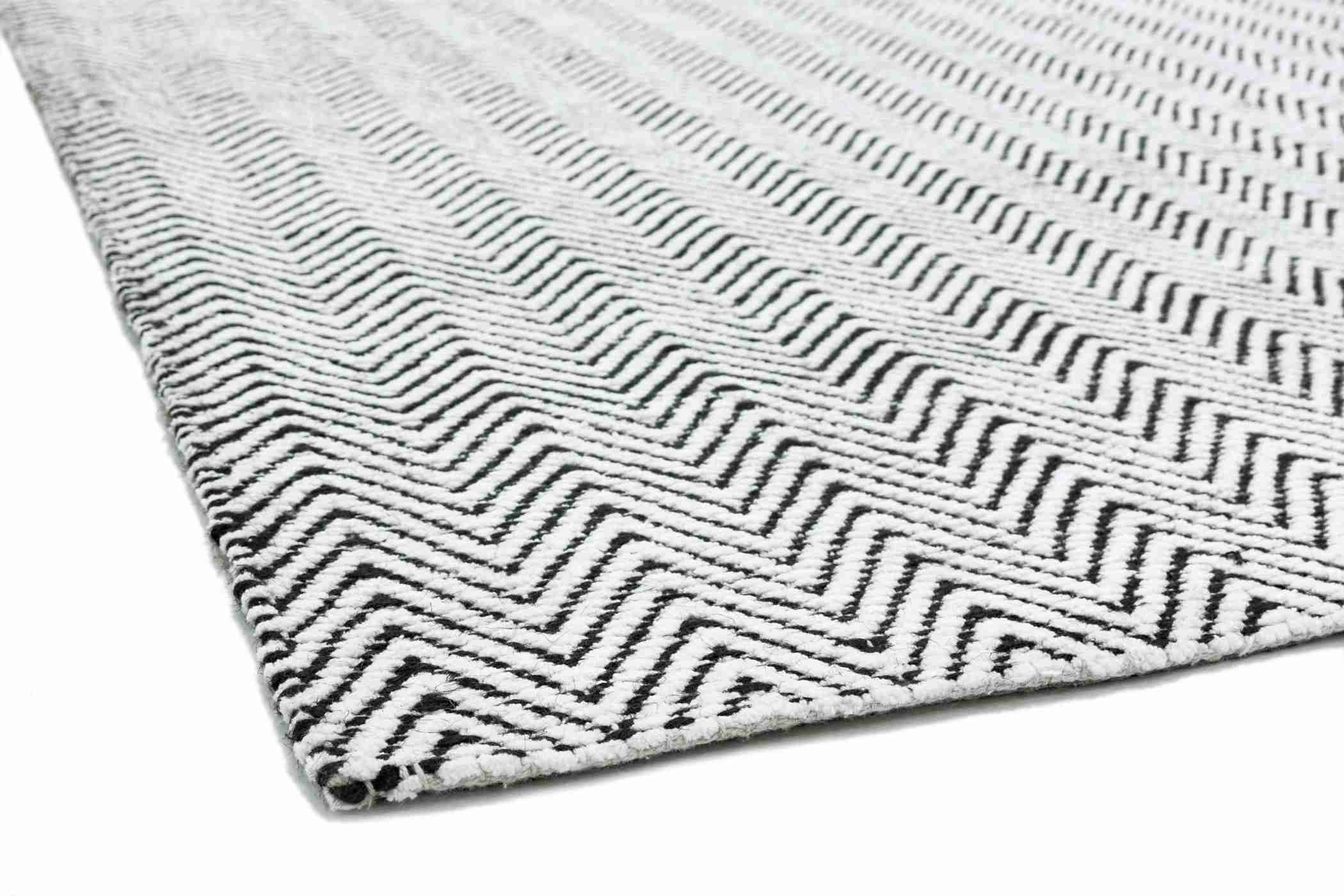 Laagpolig vloerkleed Easy Living Ives Black White