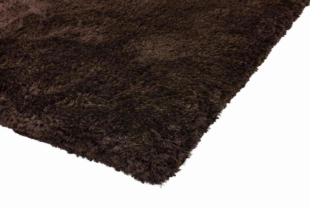 Hoogpolig vloerkleed Easy Living Plush Rug Dark Chocolate