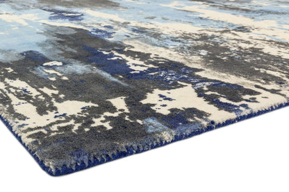 Laagpolig vloerkleed Easy Living Saturn Rug Blue