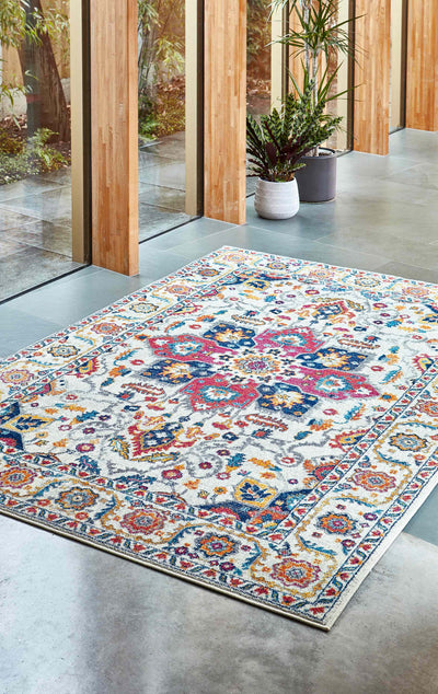 Laagpolig vloerkleed Easy Living Nova Persian White Multi