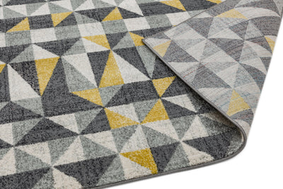 Laagpolig vloerkleed Easy Living Nova Flag Yellow