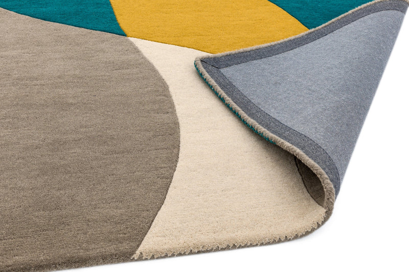 Laagpolig vloerkleed Easy Living Matrix Arc Taupe