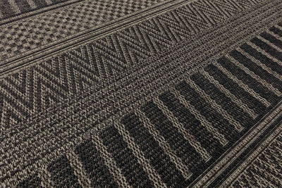 Vloerkleed Easy Living Varanda Black Stripe