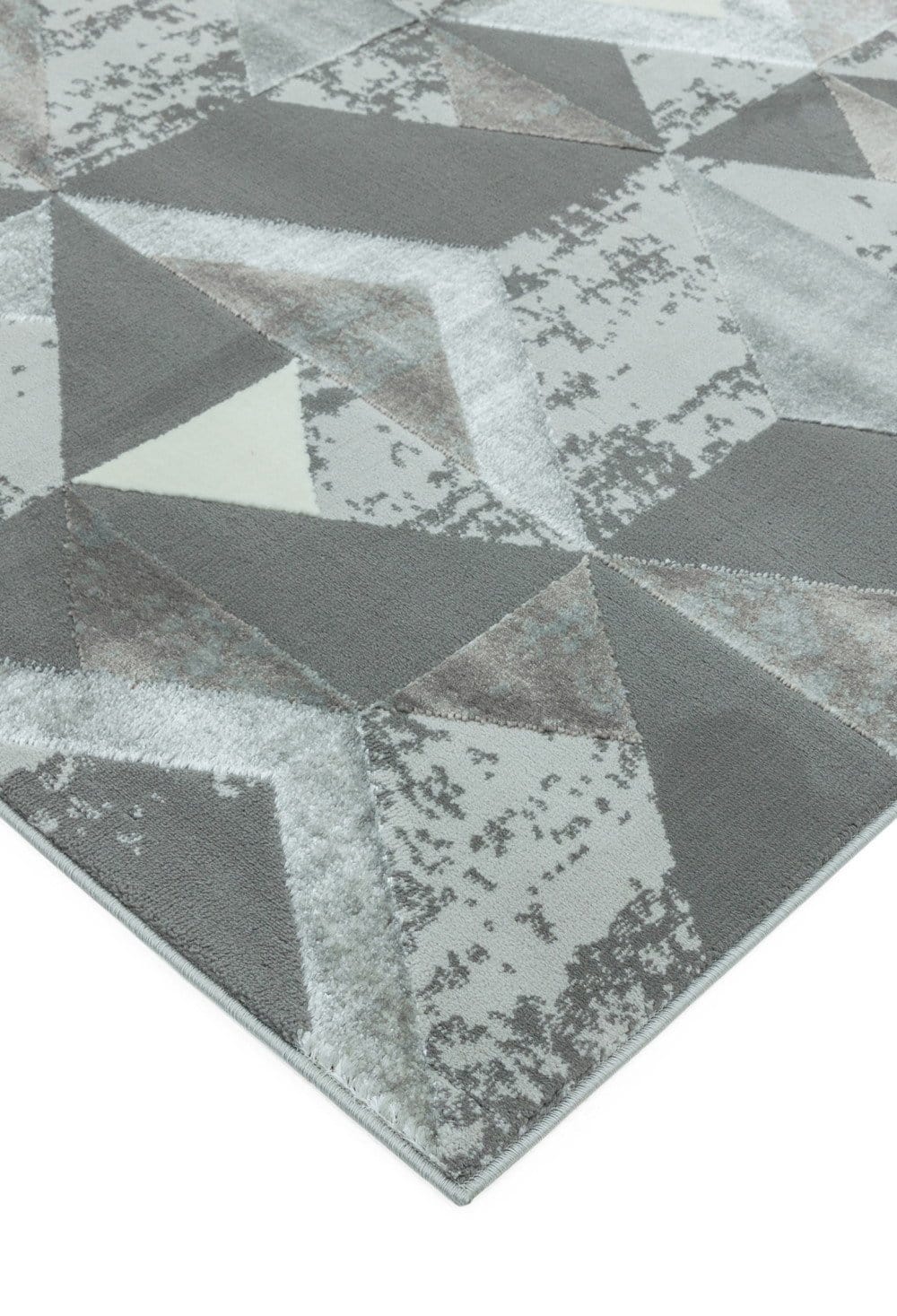 Laagpolig vloerkleed Easy Living Orion or009 Flag Silver