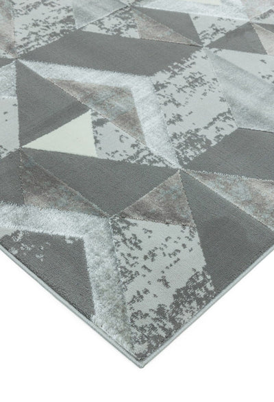 Laagpolig vloerkleed Easy Living Orion or009 Flag Silver
