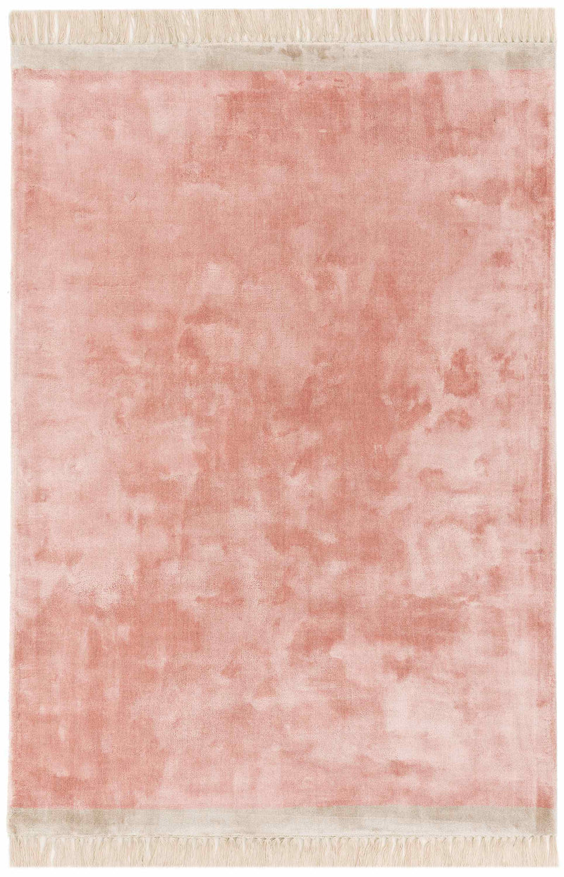 Laagpolig vloerkleed Easy Living Elgin Rug Pink Slver Border
