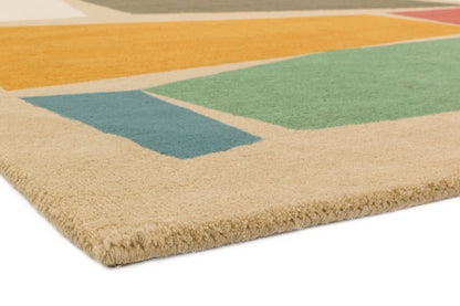 Laagpolig vloerkleed Easy Living Reef Shapes Multi