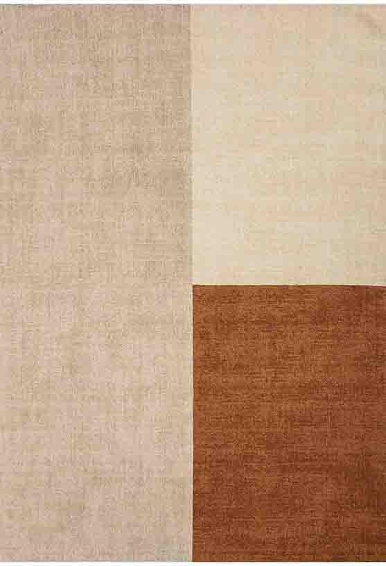 Laagpolig vloerkleed Easy Living Blox Rug Copper