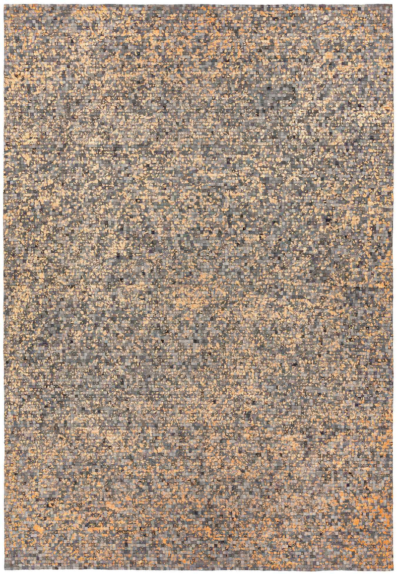 Laagpolig vloerkleed Easy Living Elona Mosaic Cowhide Grey