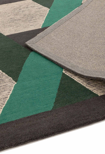 Laagpolig vloerkleed Easy Living Camden Rug Green