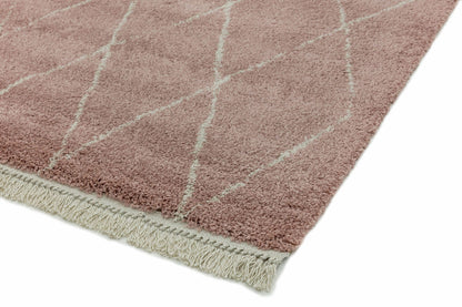Berber vloerkleed Easy Living Rocco Pink Diamond