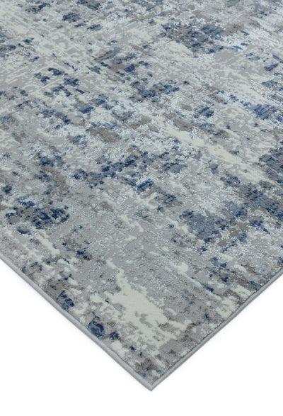 Laagpolig vloerkleed Easy Living Orion or04 Abstract Blue