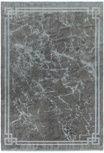 Laagpolig vloerkleed Easy Living Zehraya Silver Border