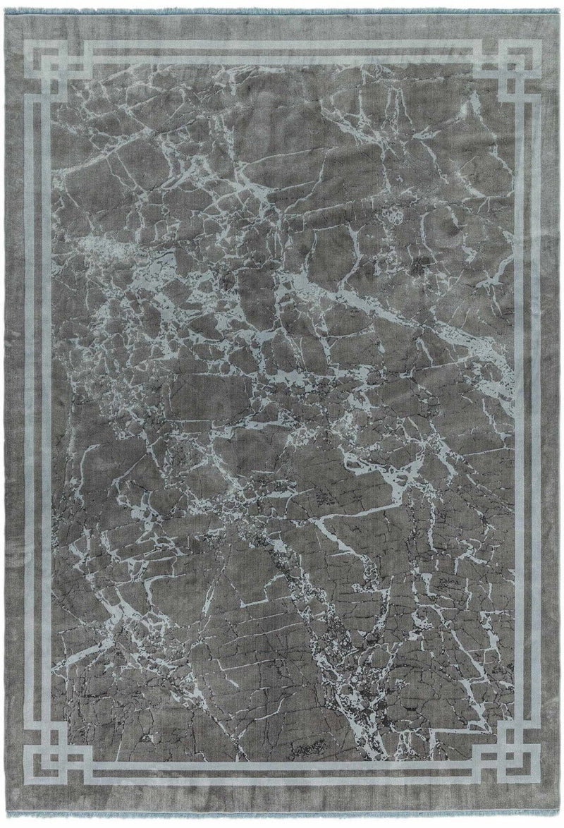 Laagpolig vloerkleed Easy Living Zehraya Silver Border