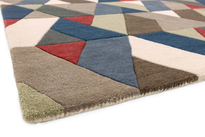 Laagpolig vloerkleed Easy Living Funk Chevron Multi
