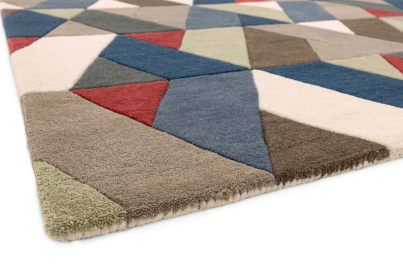 Laagpolig vloerkleed Easy Living Funk Chevron Multi