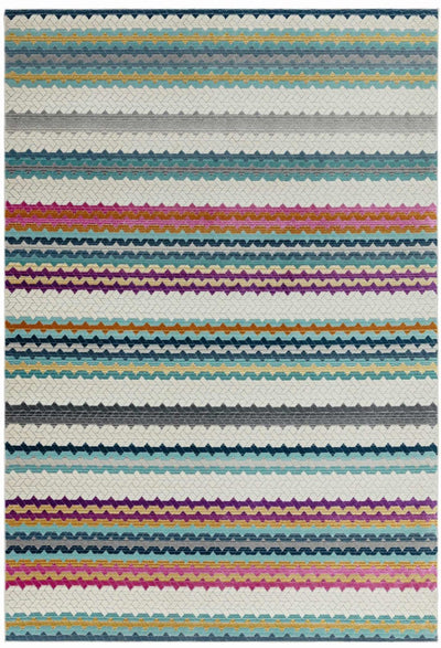 Laagpolig vloerkleed Easy Living Skye Stripe