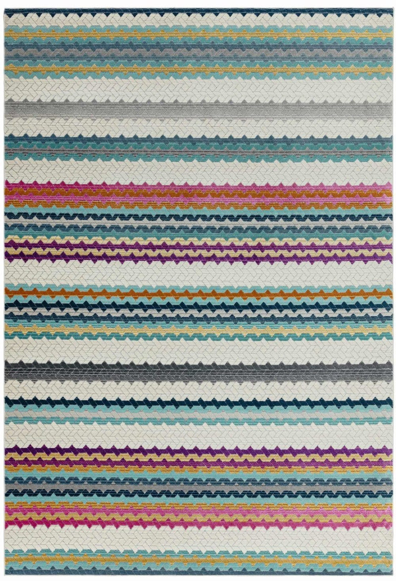 Laagpolig vloerkleed Easy Living Skye Stripe