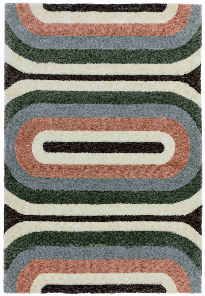 Hoogpolig vloerkleed Easy Living Gala Rug GA05 Pink Oval