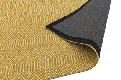 Laagpolig vloerkleed Easy Living Sloan Mustard