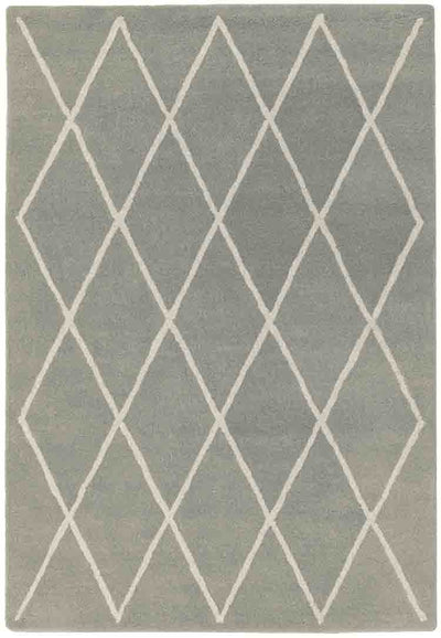 Laagpolig vloerkleed Easy Living Albany Diamond Silver