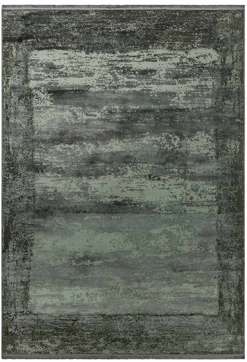 Laagpolig vloerkleed Easy Living Athera at03 Anthracite Border