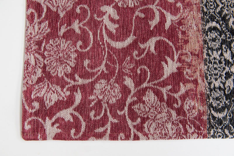 Laagpolig vloerkleed Louis de Poortere 8985 Vintage Patchwork Antwerp Red