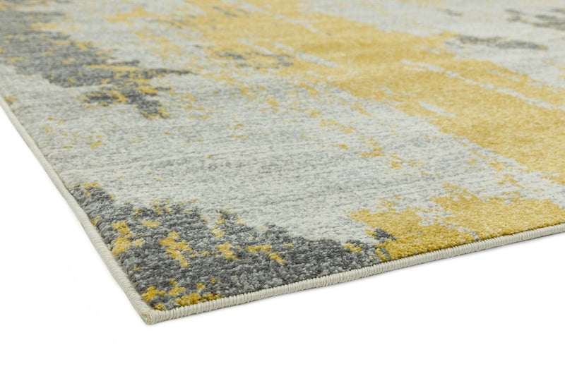 Laagpolig vloerkleed Easy Living Nova Painterly Ochre