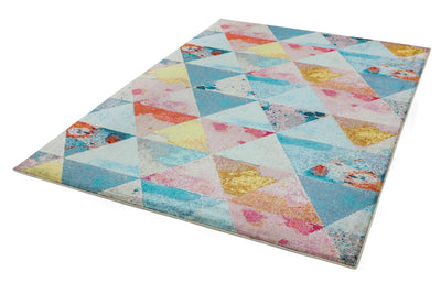 Laagpolig vloerkleed Easy Living Amelie am03 Triangles