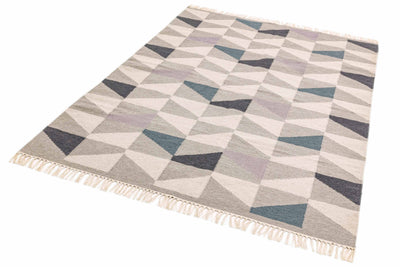 Laagpolig vloerkleed Easy Living Hackney Geo Heather