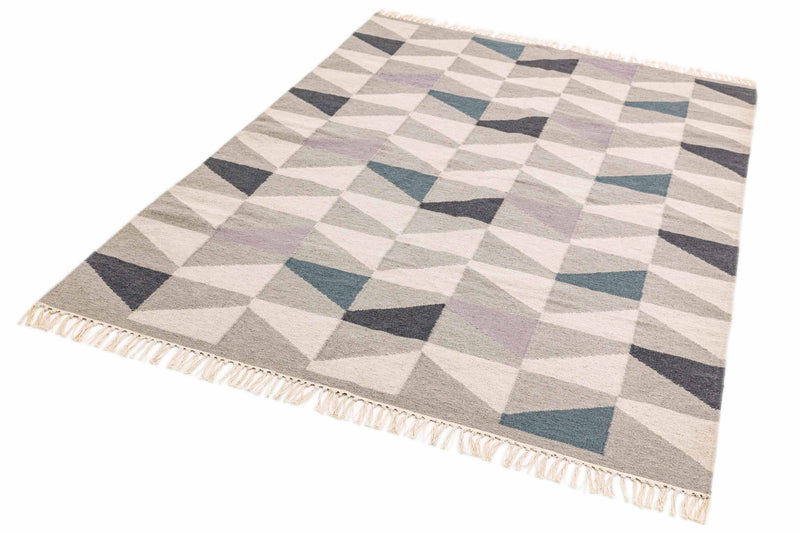Laagpolig vloerkleed Easy Living Hackney Geo Heather