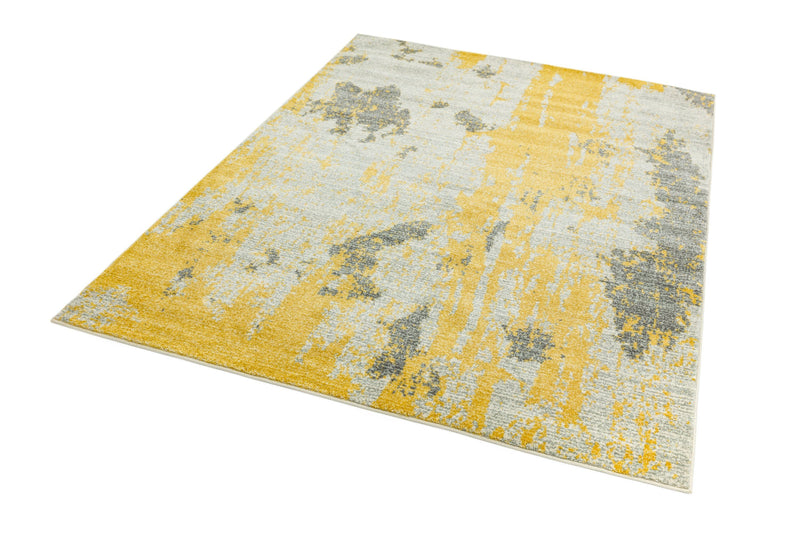 Laagpolig vloerkleed Easy Living Nova Painterly Ochre
