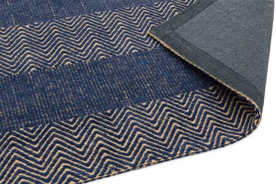 Laagpolig vloerkleed Easy Living Ives Navy Blue