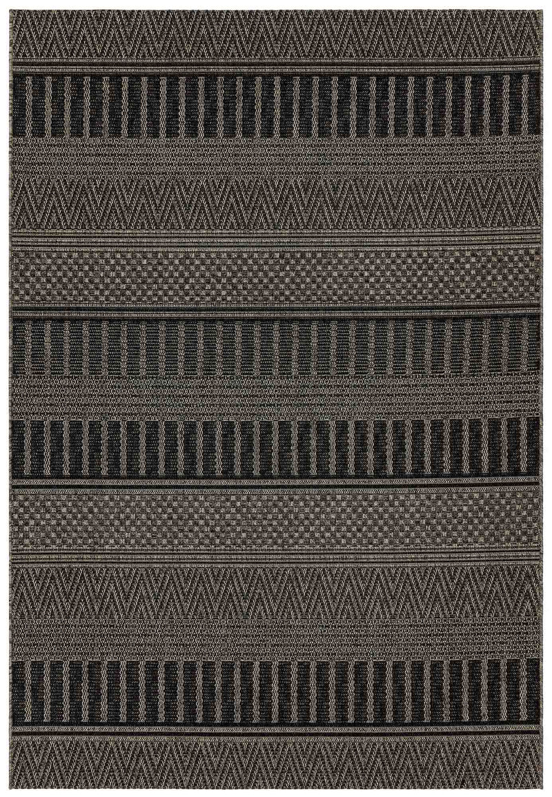 Vloerkleed Easy Living Varanda Black Stripe