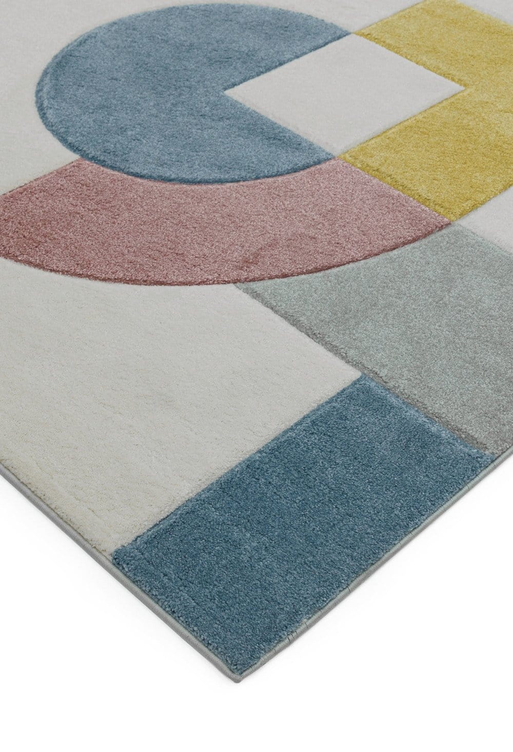 Laagpolig vloerkleed Easy Living Sketch Retro Multi