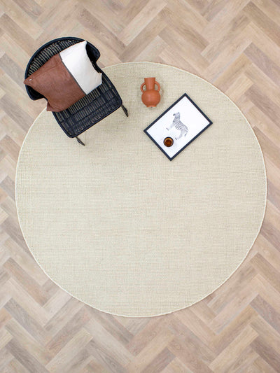 Vloerkleed MOMO Rugs Helsinki White Rond