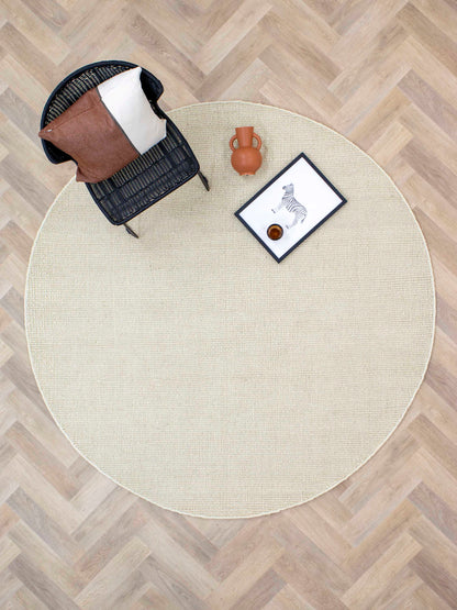 Vloerkleed MOMO Rugs Helsinki White Rond