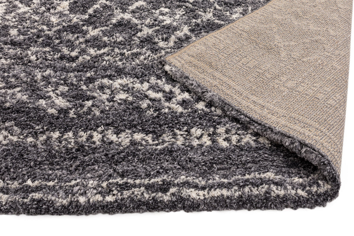 Hoogpolig vloerkleed Easy Living Alto Rug al05 Grey Cream