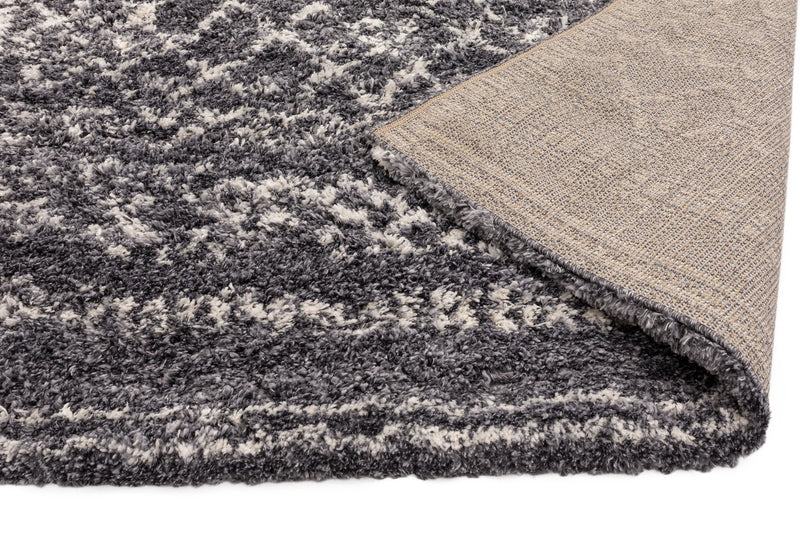 Hoogpolig vloerkleed Easy Living Alto Rug al05 Grey Cream