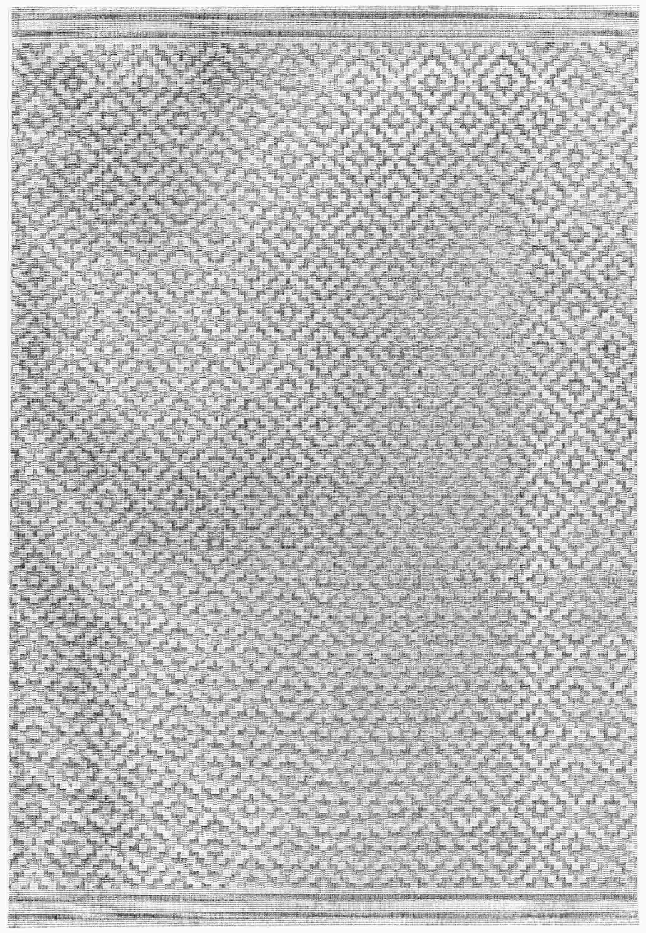Laagpolig vloerkleed Easy Living Patio 11 Diamond Grey