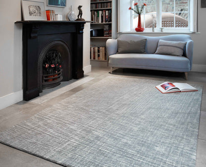 Laagpolig vloerkleed Easy Living Tweed Rug Silver