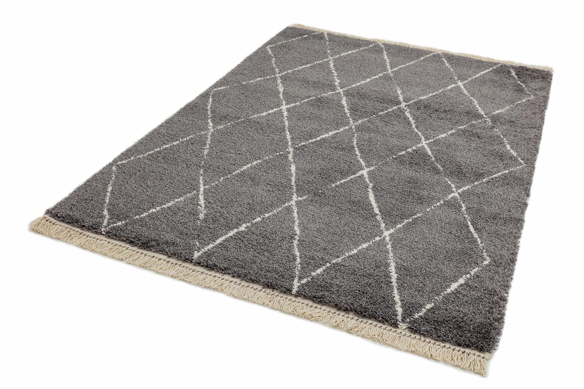 Berber vloerkleed Easy Living Rocco Grey Diamond