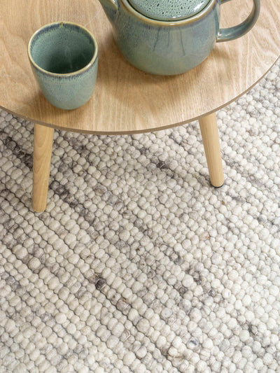 Rond vloerkleed MOMO Rugs Sten Brown rond