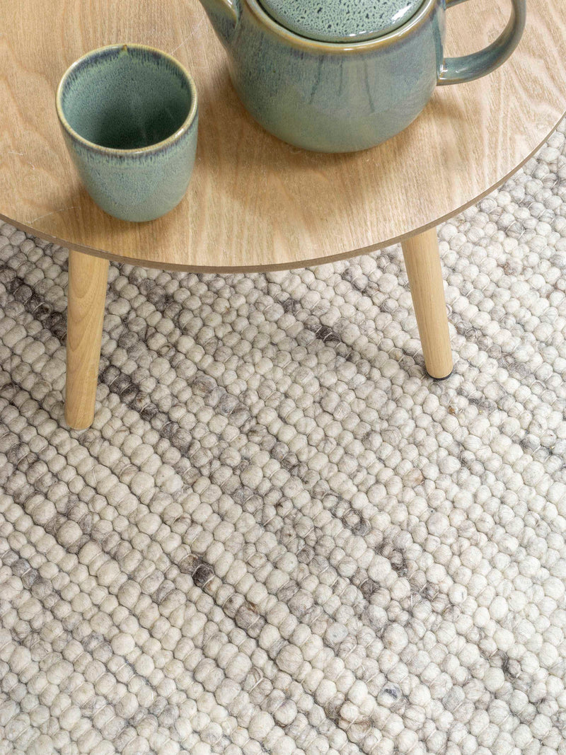 Rond vloerkleed MOMO Rugs Sten Brown rond