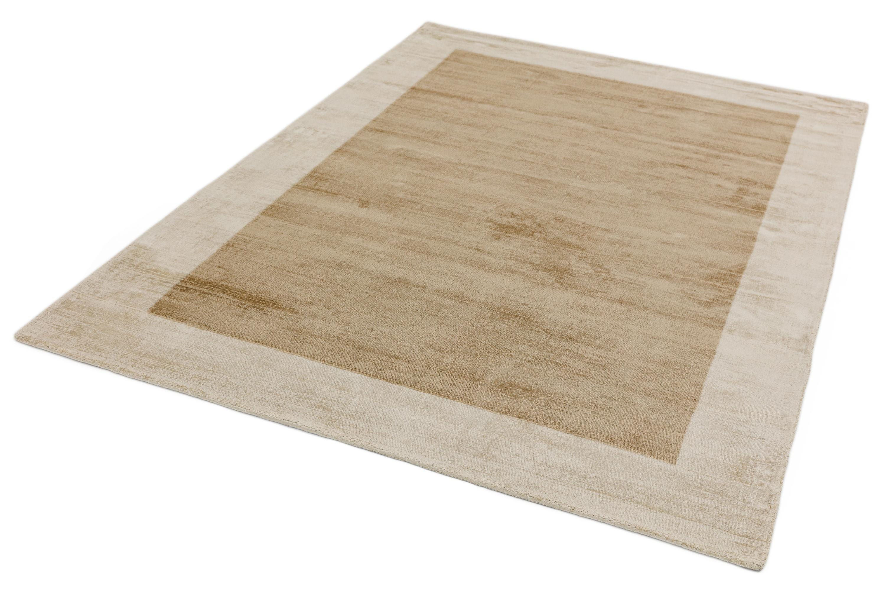 Laagpolig vloerkleed Easy Living Blade Border Rug Putty Champagne