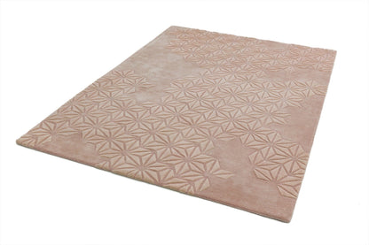 Laagpolig vloerkleed Easy Living Starburst Rug Pink