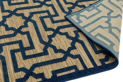 Laagpolig vloerkleed Easy Living Plaza 03 Navy